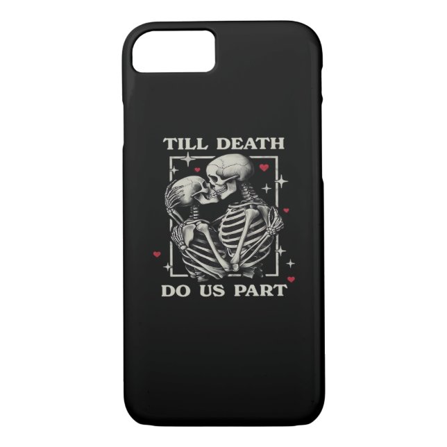 Bis zum Tod tun wir Teil - Funny Halloween Slogan Case-Mate iPhone Hülle (Rückseite)