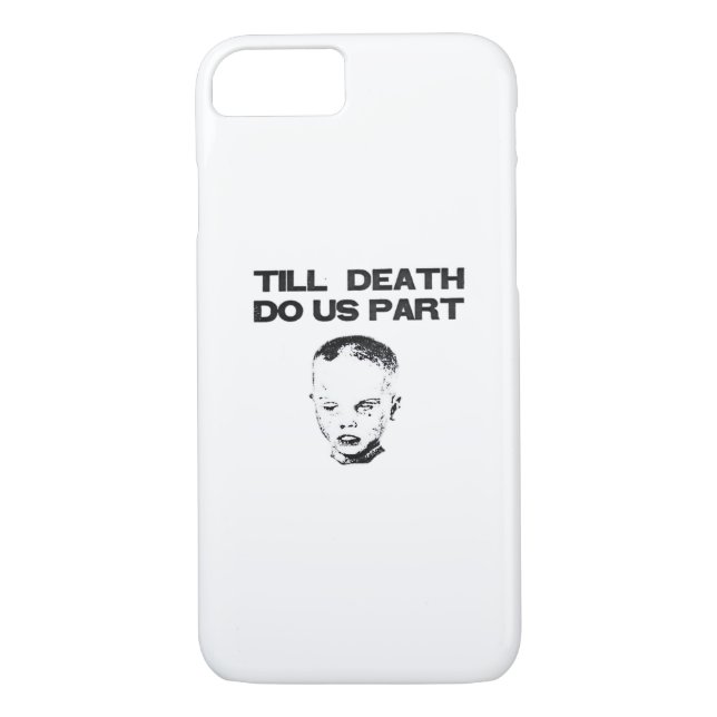 Bis zum Tod tun wir Teil klassischen Faultier Case-Mate iPhone Hülle (Rückseite)