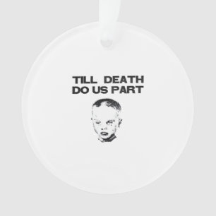 Bis zum Tod tun wir Teil klassischen Faultier Ornament