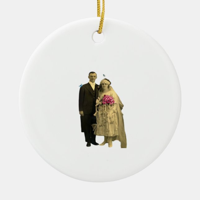 Bis zum Tod von uns Teil Classic Meme Keramik Ornament (Vorne)
