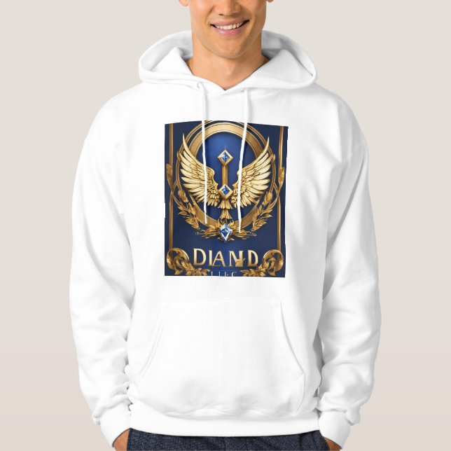 "Bis zum Triumph: Kristalladleremblem" Hoodie (Vorderseite)
