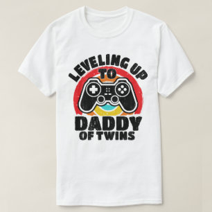 Bis zum Vater von Zehn Gaming-Gamer-Vater T-Shirt