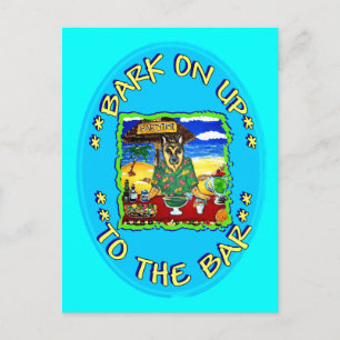 BIS ZUR BAR POSTKARTE