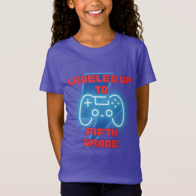 Bis zur fünften Klasse des Gamers zurück in die Sc T-Shirt (Vorderseite)