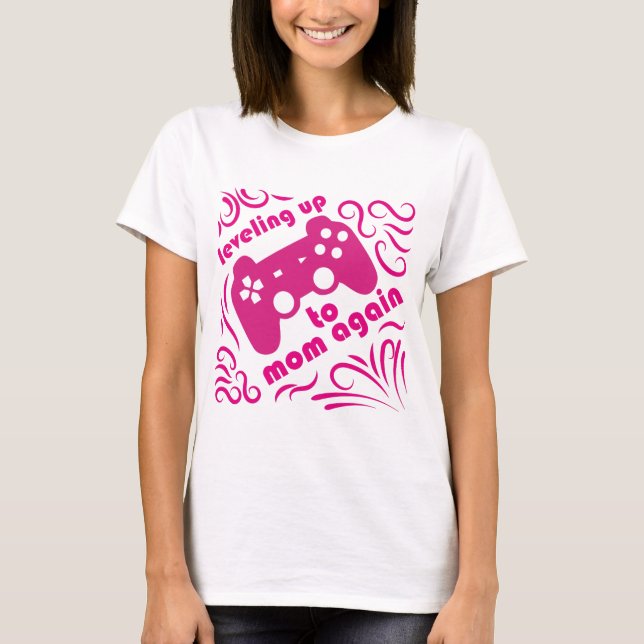 Bis zur Mama noch einmal pink für Gamer T-Shirt (Vorderseite)