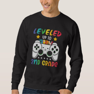 Bis zur zweiten Stufe des Video-Gamers Sweatshirt