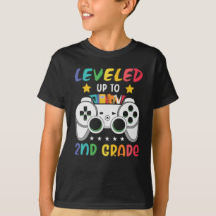 Bis zur zweiten Stufe des Video-Gamers T-Shirt