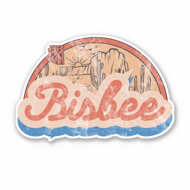 Bisbee, Arizona Aufkleber (Vorderseite)