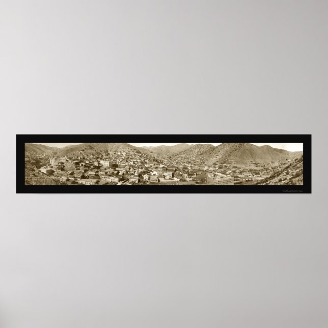 Bisbee, Arizona Foto 1916 Poster (Vorne)