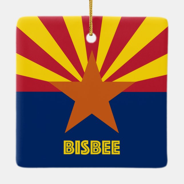 Bisbee AZ Keramikornament (Rückseite)