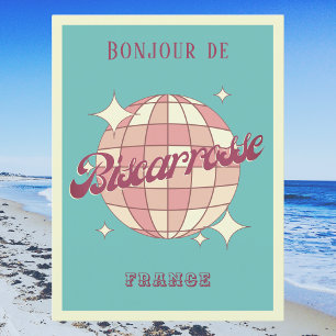 Biscarosse Frankreich Urlaub Retro Postkarte