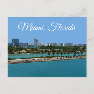 Biscayne Bay Miami Beach Floride Carte postale Voy