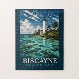 Biscayne National Park Florida Moderne Holzschnitt