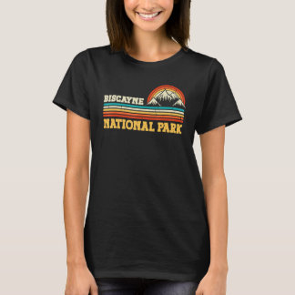 Biscayne National Park Mountain Trees & Sun Campin T-Shirt