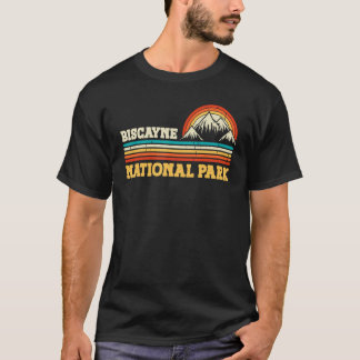 Biscayne National Park Mountain Trees & Sun Campin T-Shirt