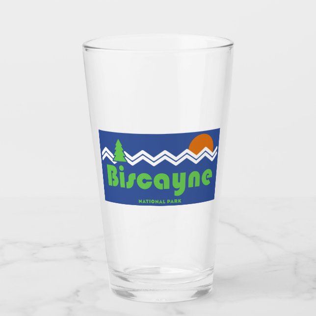 Biscayne National Park Retro Glas (Vorderseite)