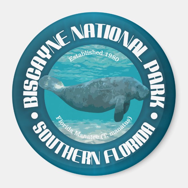 Biscayne-Nationalpark Magnet (Vorne)