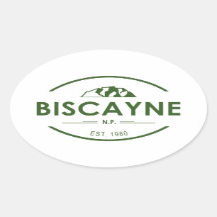 Biscayne-Nationalpark Ovaler Aufkleber