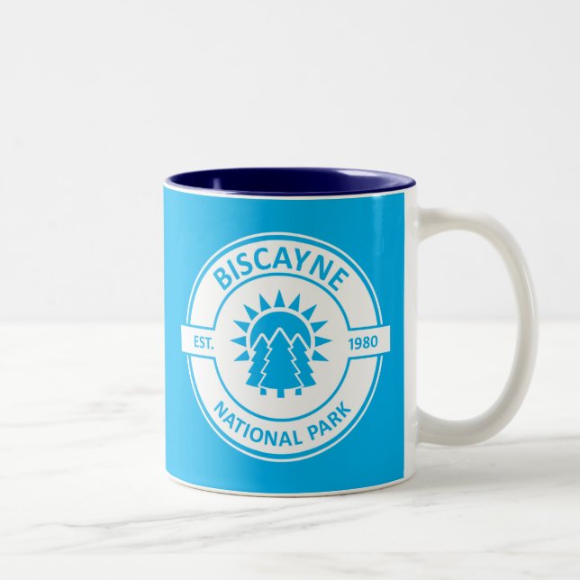 Biscayne-Nationalpark Zweifarbige Tasse (Rechts)