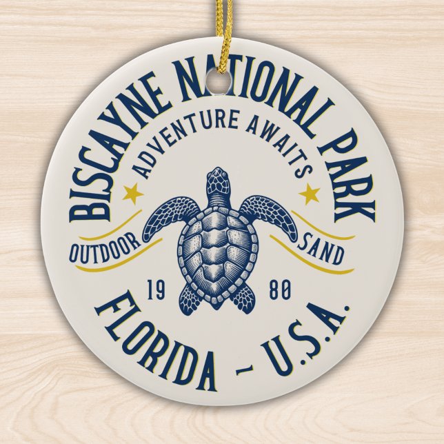 Biscayne Nature Reserve Florida Keramik Ornament (Von Creator hochgeladen)