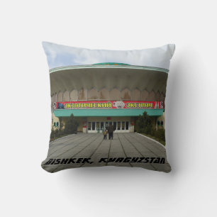 Bischkek, Kirgisistan Circus - sowjetische Archite Kissen