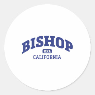 Bischof California Uni Style Rock Klettergebiet Runder Aufkleber
