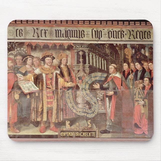 Bischof Robert Sherburne mit Henry VIII Mousepad (Vorne)