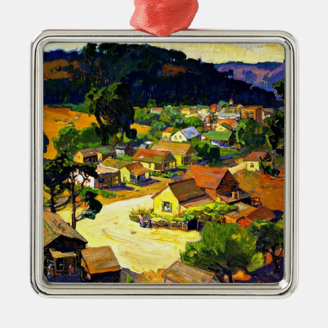 Bischoff - Cambria, eine Friedliche Stadt in Kalif Ornament Aus Metall (Vorne)