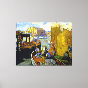 Bischoff - Hafen San Pedro Leinwanddruck