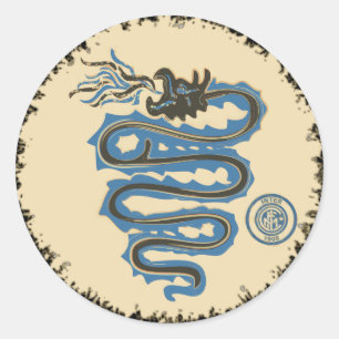 Biscione Nerazzurro, ancien autocollant de serpent