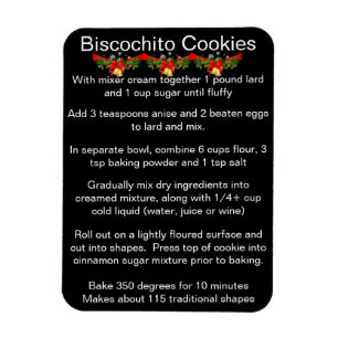 Biscochito New Mexicos offizielles Keksrezept Magnet