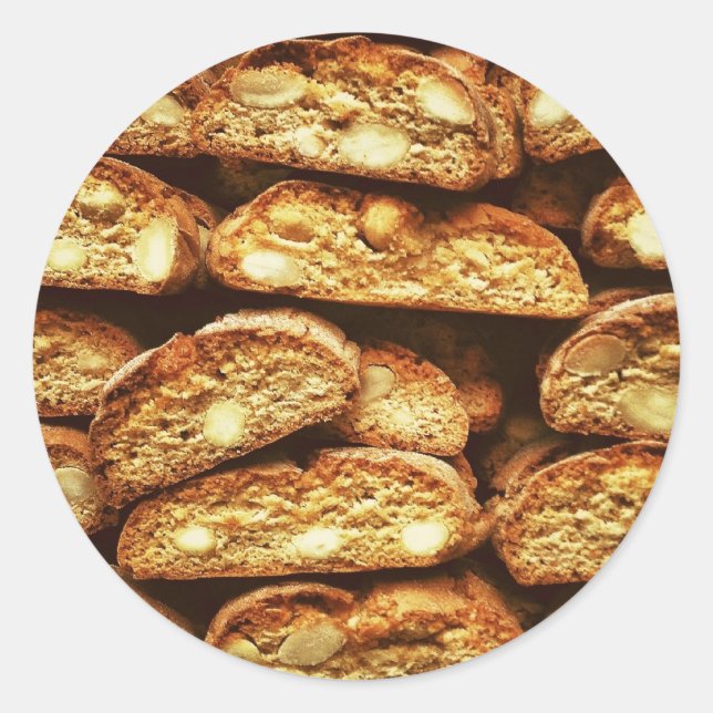 Biscotti di Prato Runder Aufkleber (Vorderseite)