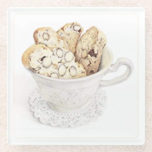 BISCOTTI Glasuntersetzer für Getränke (Vorderseite)