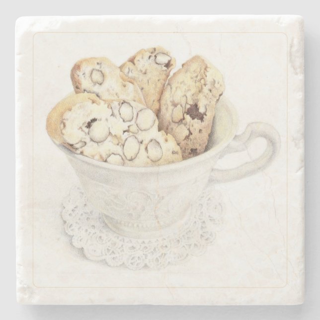 BISCOTTI Marmorstein Untersetzer (Vorderseite)