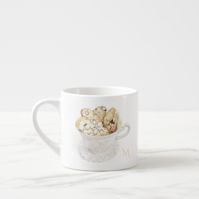 BISCOTTI Tasse à expresso + Initiale (Gauche)