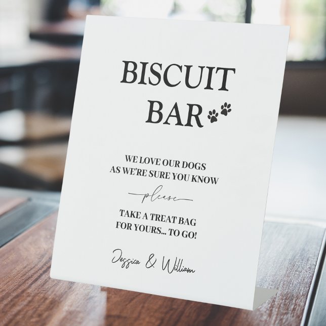 Biscuit Bar Sign | Hunde Leckerei Gastgeschenke Ho Sockelschild (Von Creator hochgeladen)