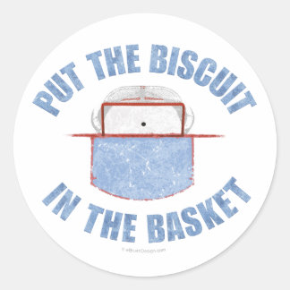 Biscuit Basket (Hockey) Runder Aufkleber