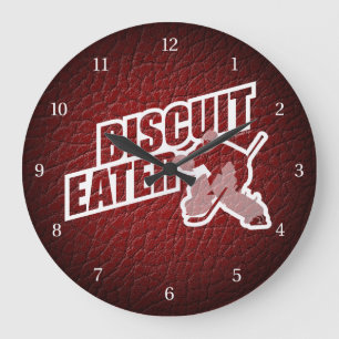 Biscuit Eater (Hockey Goalie) Große Uhr