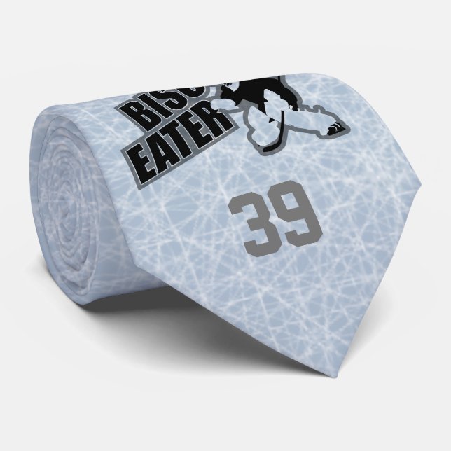 Biscuit Eater (Hockey Goalie) Neck Tie Krawatte (Gerollt)