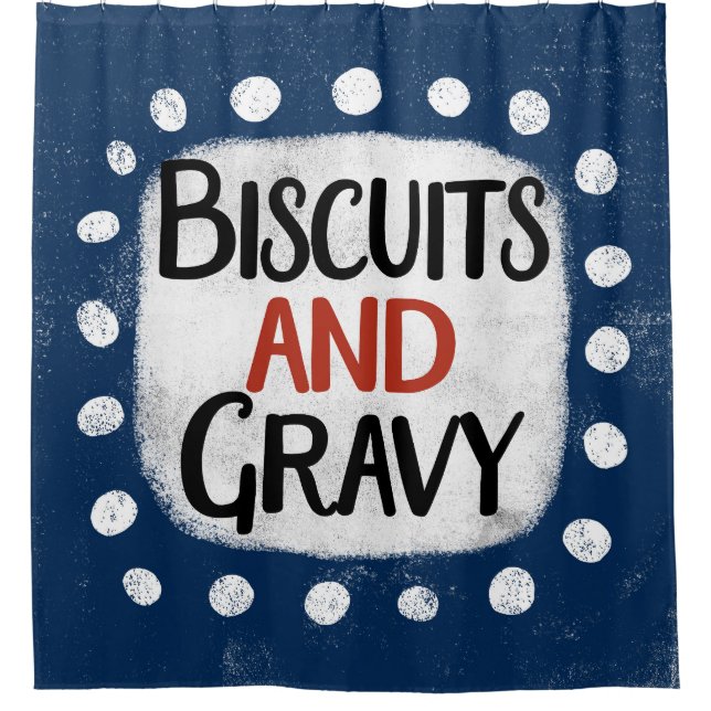 Biscuits Et Rideau De Douche Gravée (Devant)