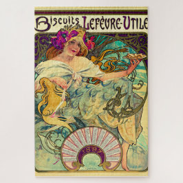 Biscuits Lefevre-Utile von Alphonse Mucha (1896)