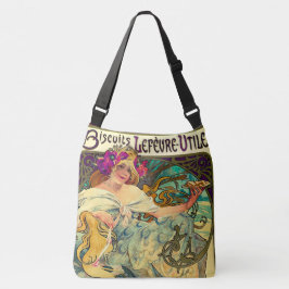 Biscuits Lefevre-Utile von Alphonse Mucha (1896) Tragetaschen Mit Langen Trägern