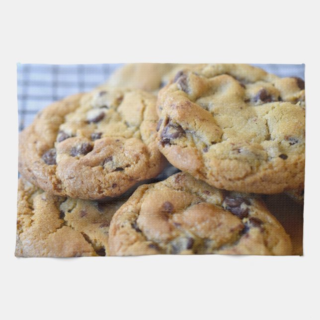 Biscuits sur les serviettes de cuisine de (Horizontal)