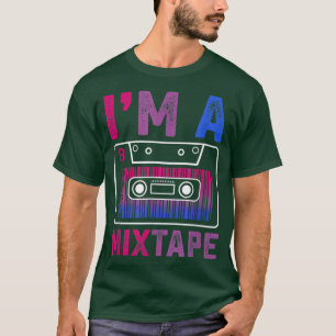 Biseual Pride Flag Mitape Men Gay Lesbian LG T-Shirt