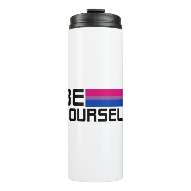 Bisexual Be yourself Thermosbecher (Vorderseite)