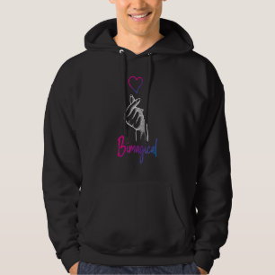Bisexual Bi Pride Flag Pun Bimaginär Hoodie