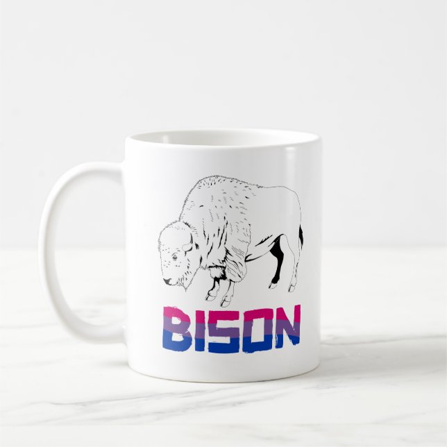 Bisexual Bison Kaffeetasse (Links)
