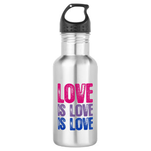 Bisexual, den Liebe Liebe ist, ist Liebe Edelstahlflasche