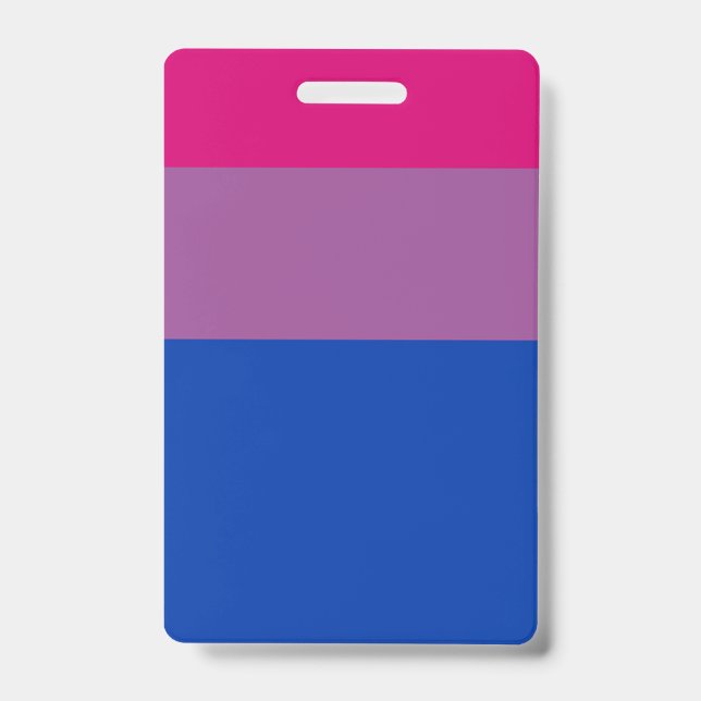 Bisexual Flag Ausweis (Vorderseite)