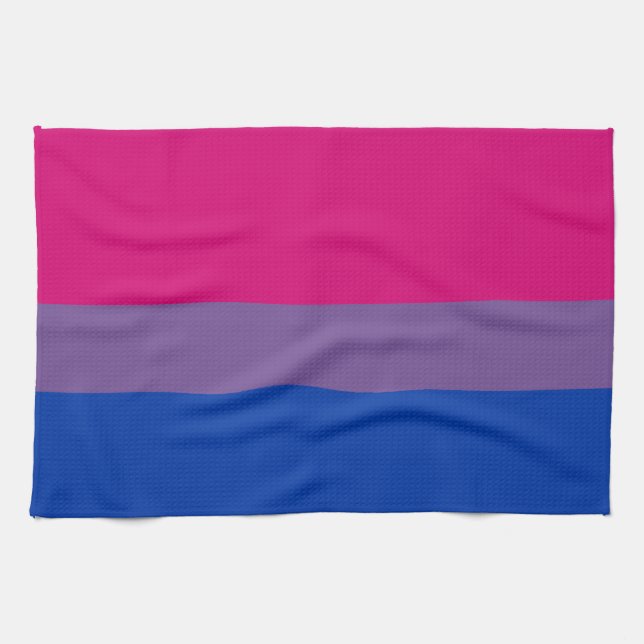 BISEXUAL FLAG ORIGINAL -.pnng Handtuch (Horizontal)